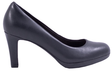 Clarks 261293595 Adriel Viola Leather Pumps Black 37