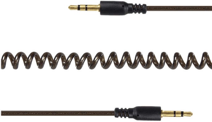 Laidas Gembird 3.5mm Stereo Spiral Audio Cable 3.5 mm male, 3.5 mm male, 1.8 m
