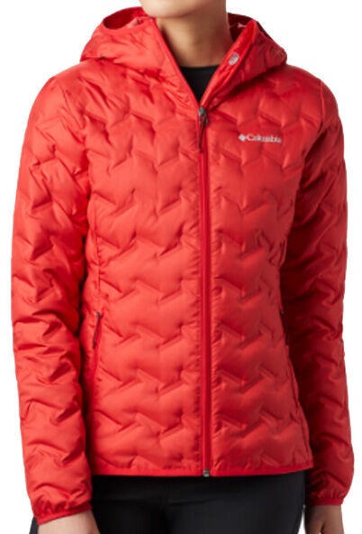 red womens columbia jacket