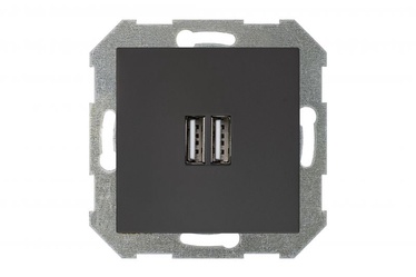 Зарядное устройство Liregus Retro IUK-2-01.R/ON59, черный