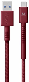 Fresh 'n Rebel Fabriq USB To USB Type-C Cable 3m Ruby