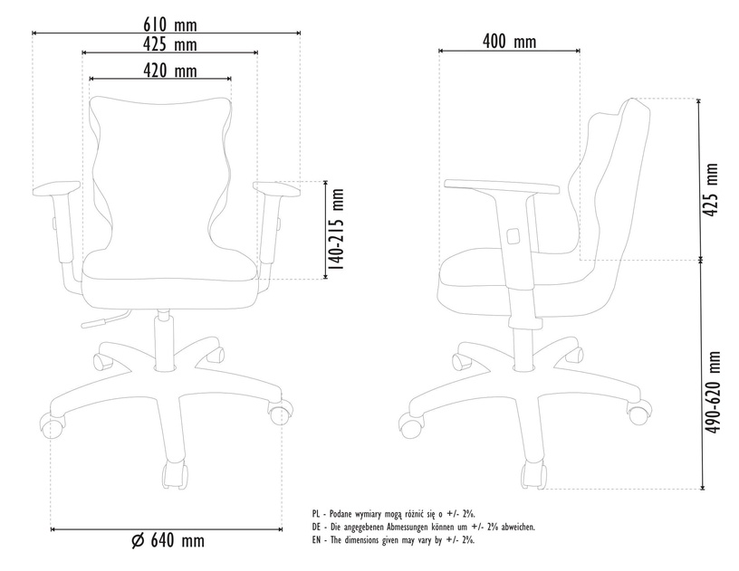 Офисный стул Duo AL05, белый/зеленый