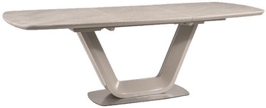 Valgomojo stalas Signal Meble Armani Grey, 1600x750x900 mm