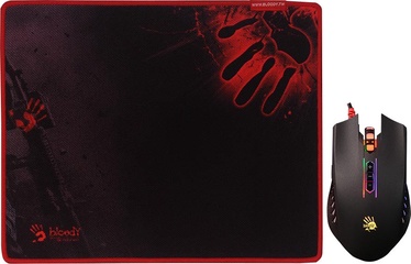 A4Tech Bloody Q8181S Neon X'Glide Optical Gaming Mouse Black