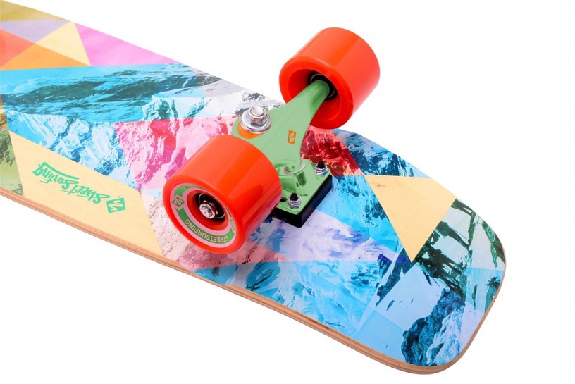 Скейтборд Street Surfing, многоцветный