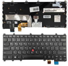 Klaviatuur Lenovo, must, juhtmeta