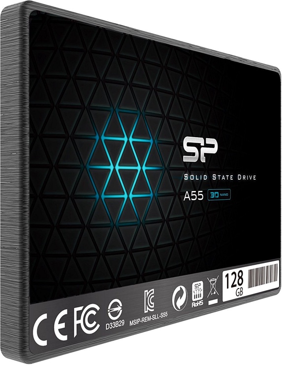 Kietasis diskas (SSD) Silicon Power Ace A55 SP256GBSS3A55S25, 2.5", 128 GB