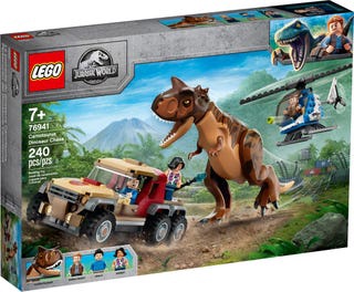 Konstruktor LEGO Jurassic World Carnotaurus’e tagaajamine 76941, 240 tk