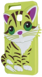 Forcell Soft Silicone 3D Back Case For HTC Desire 530/626/630 Green Cat