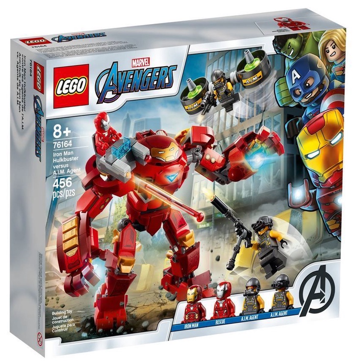 Конструктор LEGO® Super Heroes Marvel Халкбастер против агента А.И.М. 76164 