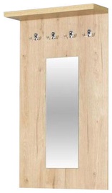Bodzio Clothes Hanger With Mirror Panama Sonoma Oak