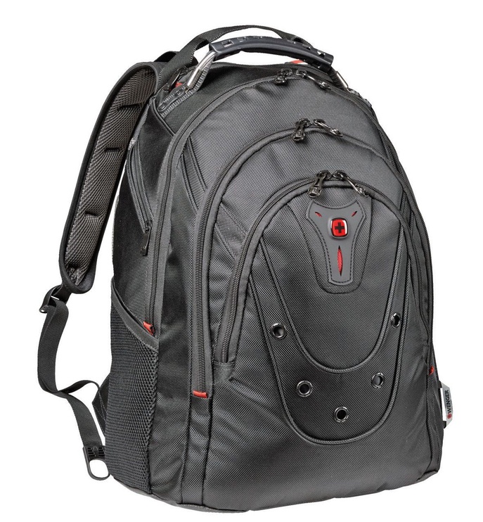Рюкзак для ноутбука Wenger Ibex Slimline 16 Laptop Backpack, черный, 15.6-16″