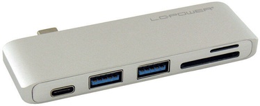 LC-Power USB HUB LC-HUB-C-MULTI-2S Silver