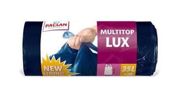 Atkritumu maisi SN Paclan Waste Bags Tie Top 35L Multitop Lux 51013616
