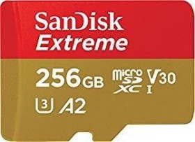 Atmiņas karte SanDisk Extreme microSDHC, 256 GB