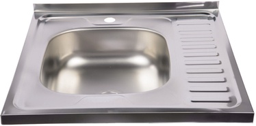 Diana Kitchen Sink Left Chrome 600x600mm