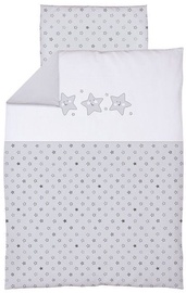 Ceba Baby Bedding Set With Embroideries 2pcs Stars Grey