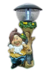 Статуя "Гном", 17 см x 16 см x 35 см, многоцветный