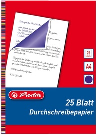 Копировальная бумага Herlitz Carbon Paper, a4, 25 шт.