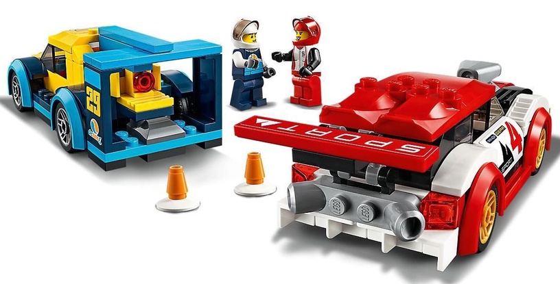 Конструктор LEGO City Гоночные автомобили 60256, 190 шт.