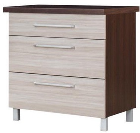 Bodzio Loara Bottom Cabinet 80DS Latte/Nut