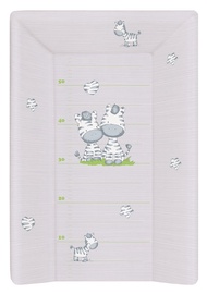 Ceba Baby Hard Changing Mat With A Bolster 50x70cm Zebra Grey