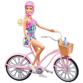 Кукла Mattel Barbie Кукла & Bike FTV96
