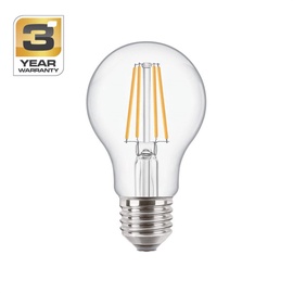 Лампочка Standart LED, A60, теплый белый, E27, 7 Вт, 806 лм