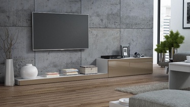 Cama Meble Life 300 TV Stand White/Latte Gloss