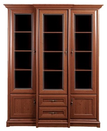 Шкаф-витрина Kent, коричневый, 167 см x 49 см x 204 см