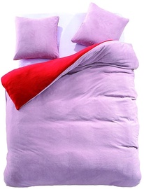 Gultas veļas komplekts DecoKing, sarkana/pelēka, 200x220