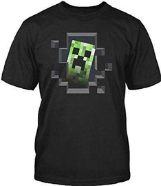 Jinx Minecraft Creeper Inside Men's Premium T-Shirt Black L