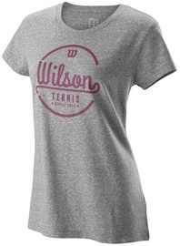 T-krekls Wilson Womens Lineage Tech T-Shirt Grey M