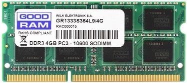 Goodram 4GB DDR3 PC10600 CL9 SO-DIMM GR1333S364L9/4G
