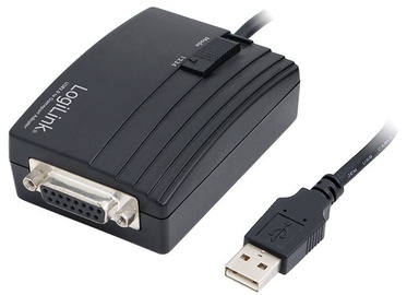 LogiLink Adapter USB to DSUB Black 1.5m