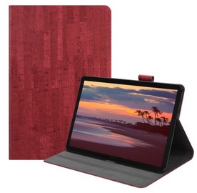 TakeMe Retro Book Case For Samsung Galaxy Tab S4 2018 Red