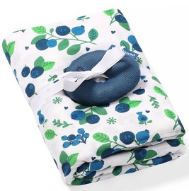 Пеленки BabyOno Natural Bamboo Muslin Swaddle & Rattle, 1200 мм x 1200 мм