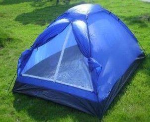 Divvietīga telts Besk 102755, zila