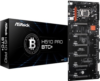 Pagrindinė plokštė ASRock H510 Pro BTC+