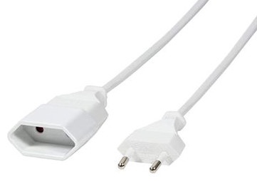 Удлинитель Logilink Extension cord AC, 1 м, белый