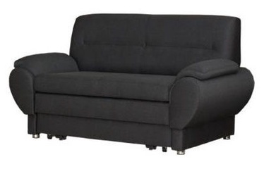 Dīvāngulta Bodzio Livonia 2 Fabric Dark Gray, 154 x 76 x 89 cm