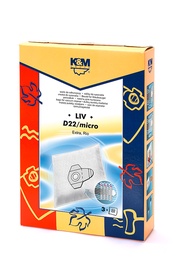 Мешок для пыли K&M D22 Mikro, 3 шт.