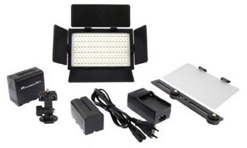 Apgaismojums kamerai Falcon Eyes Bi-Color LED Lamp Set Dimmable DV-216VC-K2