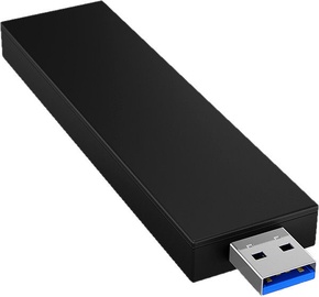 ICY BOX External Enclosure M.2 SATA SSD USB 3.1 Black