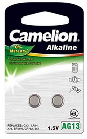 Baterijas Camelion, AG13, 1.5 V, 2 gab.