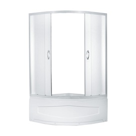 Душевая кабина Erlit ER0509T-C3, полукруглая, 900x900 мм