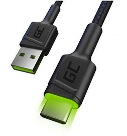 Laidas Green Cell, USB Type C/USB, juoda
