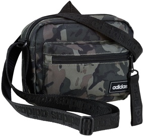 Plecu soma Adidas Classic Camo Organizer Bag GE6147, melna/zaļa/pelēka