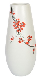 Vaas Home4you Yoko Flowers White, 340 mm