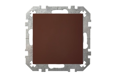 Кнопка Liregus Epsilon, 1 кл., коричневый